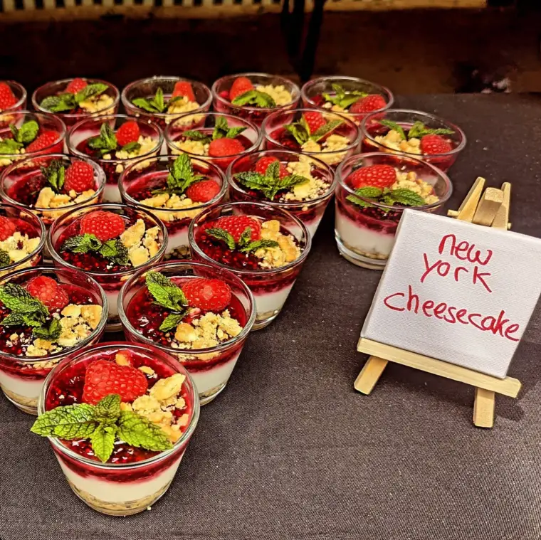 New York Cheesecake im Glas
